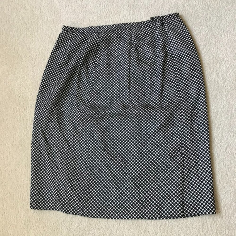 ANN TAYLOR 100% Silk Straight Pencil Skirt sz 6